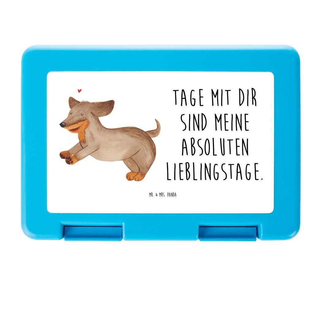 Brotdose Hund Dackel Brotbox, Snackbox, Lunch box, Butterbrotdose, Brotzeitbox, Hund, Hundemotiv, Haustier, Hunderasse, Tierliebhaber, Hundebesitzer, Sprüche, Hunde, Dackel, Dachshund, happy dog