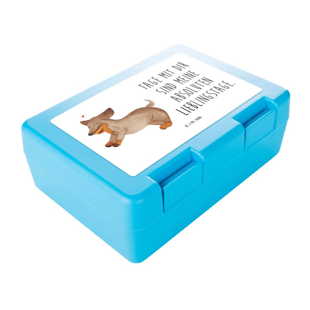 Brotdose Hund Dackel Brotbox, Snackbox, Lunch box, Butterbrotdose, Brotzeitbox, Hund, Hundemotiv, Haustier, Hunderasse, Tierliebhaber, Hundebesitzer, Sprüche, Hunde, Dackel, Dachshund, happy dog