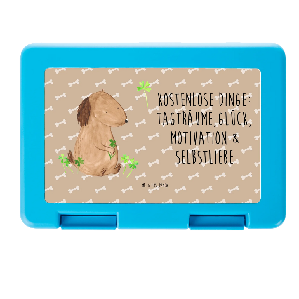 Brotdose Hund Kleeblatt Brotbox, Snackbox, Lunch box, Butterbrotdose, Brotzeitbox, Hund, Hundemotiv, Haustier, Hunderasse, Tierliebhaber, Hundebesitzer, Sprüche, Kleeblatt, Glück, Tagträume, Motivation, Neuanfang, Geschenk, Glücksbringer, Selbstliebe, Achtsamkeit