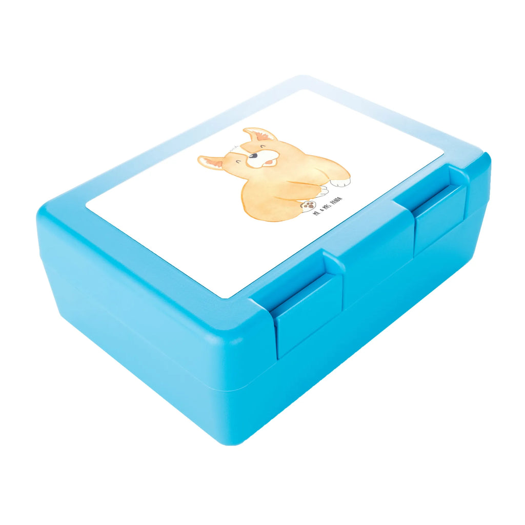 Brotdose Corgie Brotbox, Snackbox, Lunch box, Butterbrotdose, Brotzeitbox, Hund, Hundemotiv, Haustier, Hunderasse, Tierliebhaber, Hundebesitzer, Sprüche, Corgie, Welsh Corgie Pembroke, britisch, Motivation, Spruch, Hundespruch, Lebensfreude