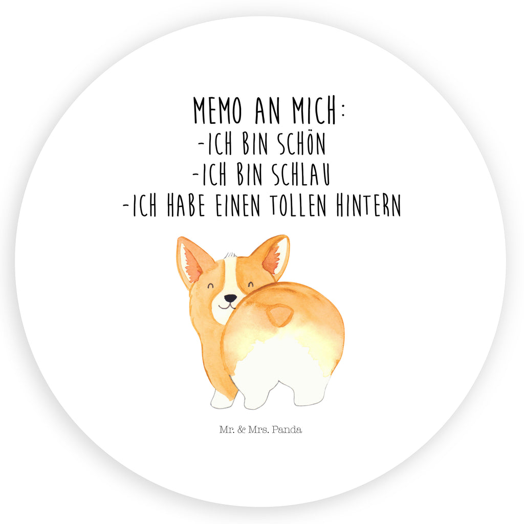 Rund Aufkleber Corgi Po Sticker, Aufkleber, Etikett, Hund, Hundemotiv, Haustier, Hunderasse, Tierliebhaber, Hundebesitzer, Sprüche, Corgie, Hundeliebe, Motivation, Selbstliebe, Spruch