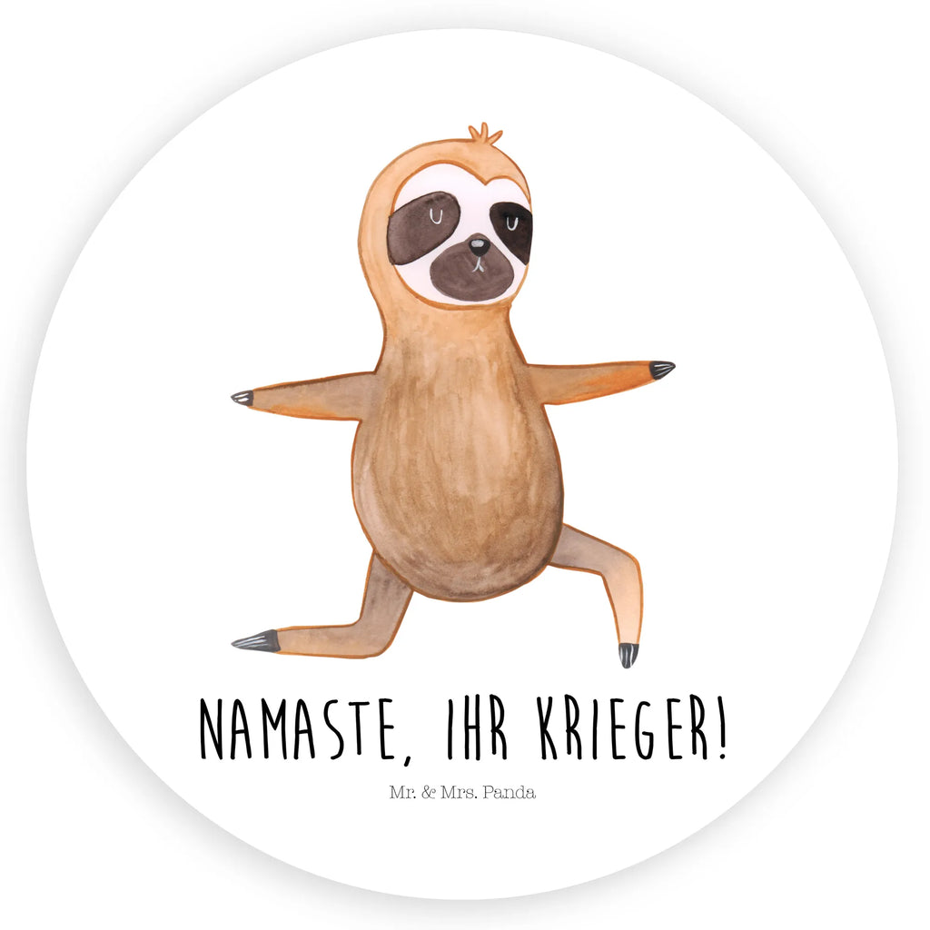 Rund Aufkleber Faultier  Yoga Sticker, Aufkleber, Etikett, Faultier, Faultier Geschenk, Faultier Deko, Faultiere, faul, Lieblingstier, Yoga, Namaste, Krieger, Yogaübungen, Meditation, Atmung, Gelassenheit, Entspannung