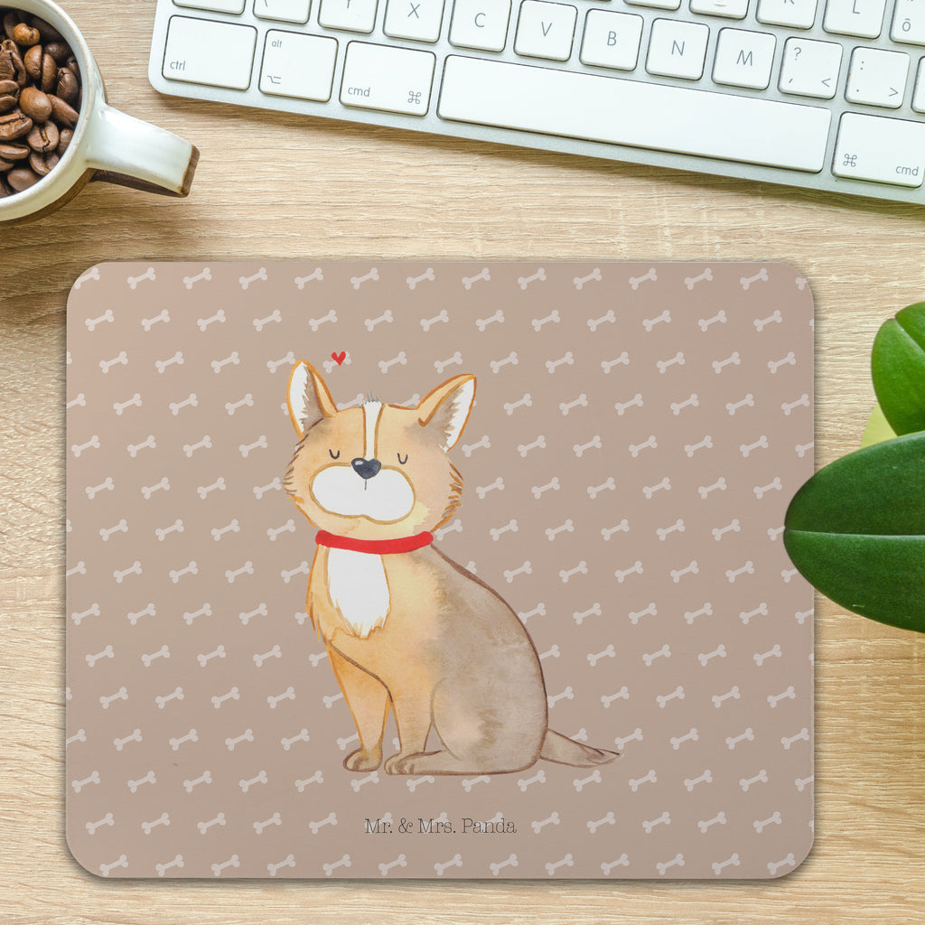 Mauspad Hund Glück Mousepad, Computer zubehör, Büroausstattung, PC Zubehör, Arbeitszimmer, Mauspad, Einzigartiges Mauspad, Designer Mauspad, Mausunterlage, Mauspad Büro, Hund, Hundemotiv, Haustier, Hunderasse, Tierliebhaber, Hundebesitzer, Sprüche, Corgie, Hundeliebe, Spruch, Hundemama, Liebe