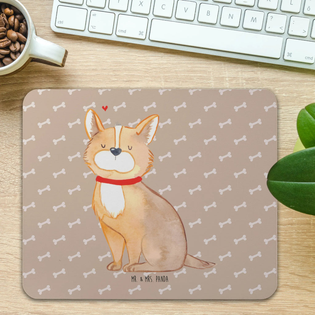 Mauspad Hund Glück Mousepad, Computer zubehör, Büroausstattung, PC Zubehör, Arbeitszimmer, Mauspad, Einzigartiges Mauspad, Designer Mauspad, Mausunterlage, Mauspad Büro, Hund, Hundemotiv, Haustier, Hunderasse, Tierliebhaber, Hundebesitzer, Sprüche, Corgie, Hundeliebe, Spruch, Hundemama, Liebe