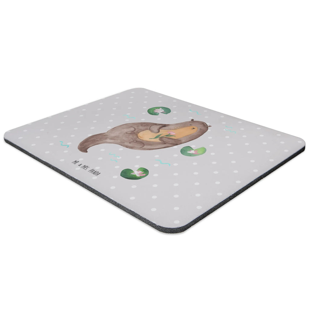 Mauspad Otter Seerose Mousepad, Computer zubehör, Büroausstattung, PC Zubehör, Arbeitszimmer, Mauspad, Einzigartiges Mauspad, Designer Mauspad, Mausunterlage, Mauspad Büro, Otter, Fischotter, Seeotter, Otter Seeotter See Otter