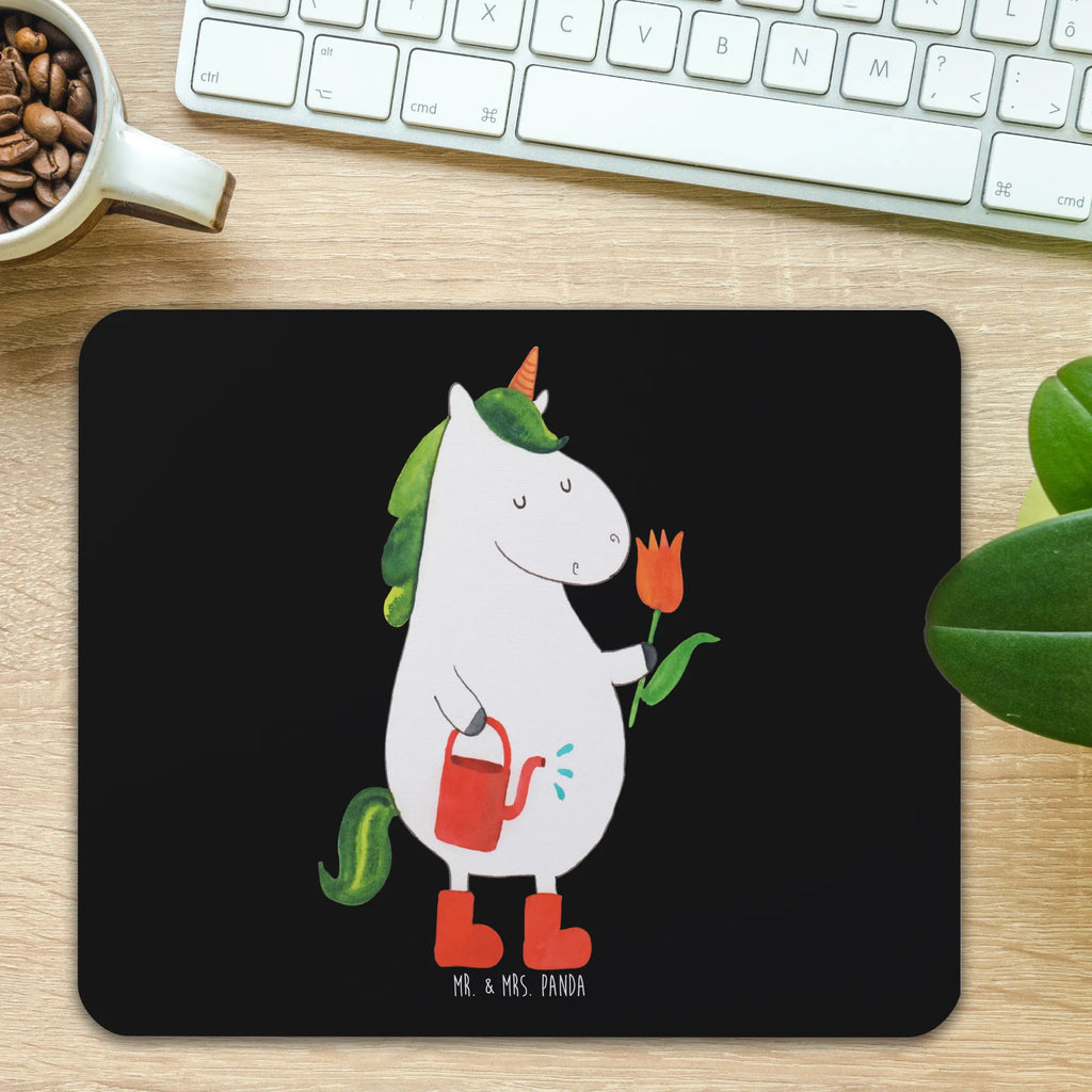 Mauspad Einhorn Gärtner Mousepad, Computer zubehör, Büroausstattung, PC Zubehör, Arbeitszimmer, Mauspad, Einzigartiges Mauspad, Designer Mauspad, Mausunterlage, Mauspad Büro, Einhorn, Einhörner, Einhorn Deko, Pegasus, Unicorn, Luftballon, Gießkanne, Giesskanne, Lebenslust, Freude, Blume, Freundin, Garten, Stiefel