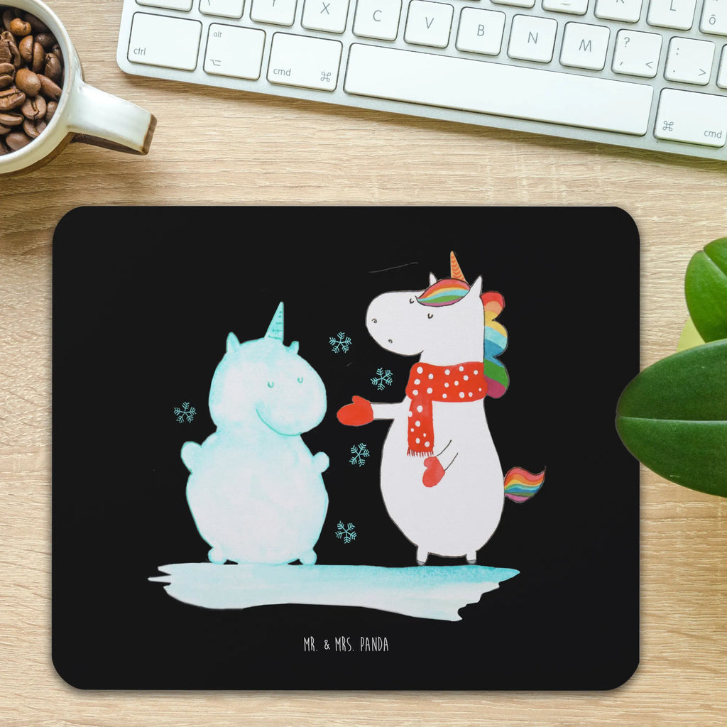 Mauspad Einhorn Schneemann Mousepad, Computer zubehör, Büroausstattung, PC Zubehör, Arbeitszimmer, Mauspad, Einzigartiges Mauspad, Designer Mauspad, Mausunterlage, Mauspad Büro, Einhorn, Einhörner, Einhorn Deko, Pegasus, Unicorn, Schneemann, Winter, Schnee, Kuchen, Weihnachten, kalt, Mütze, Handschuhe, X-Mas