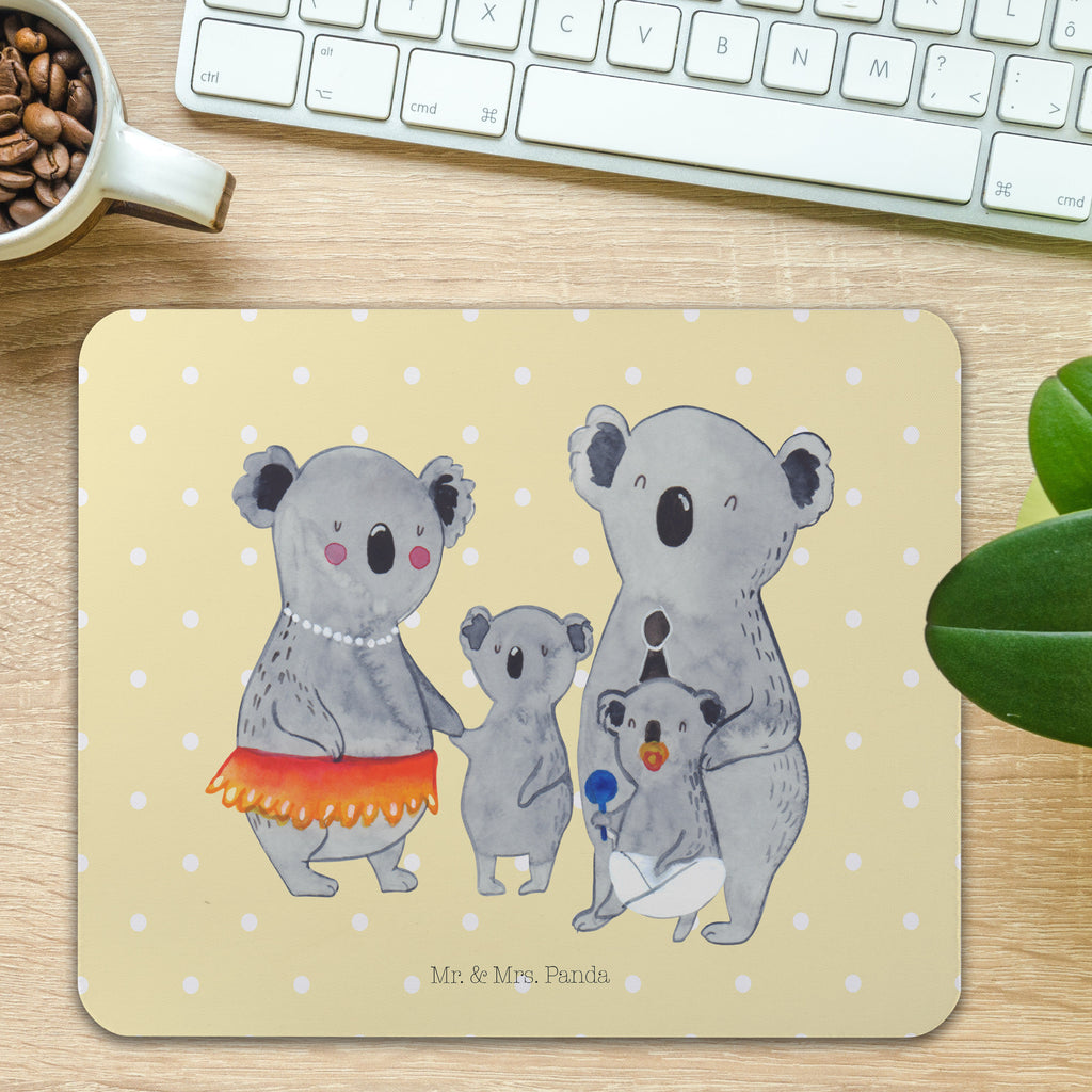 Mauspad Koala Familie Mousepad, Computer zubehör, Büroausstattung, PC Zubehör, Arbeitszimmer, Mauspad, Einzigartiges Mauspad, Designer Mauspad, Mausunterlage, Mauspad Büro, Familie, Vatertag, Muttertag, Bruder, Schwester, Mama, Papa, Oma, Opa, Koala, Koalas, Family, Kinder, Geschwister, Familienleben