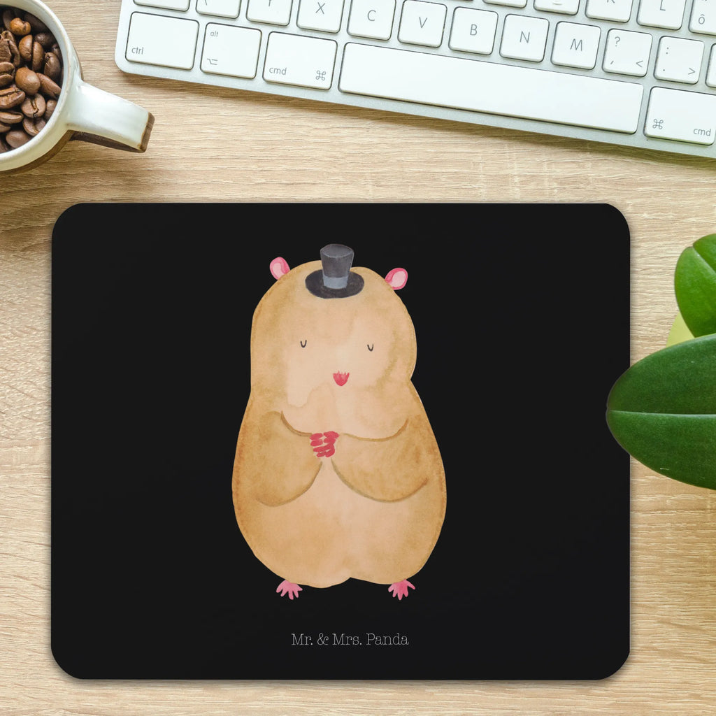 Mauspad Hamster mit Hut Mousepad, Computer zubehör, Büroausstattung, PC Zubehör, Arbeitszimmer, Mauspad, Einzigartiges Mauspad, Designer Mauspad, Mausunterlage, Mauspad Büro, Tiermotive, Gute Laune, lustige Sprüche, Tiere, Hamster, Hut, Magier, Zylinder, Zwerghamster, Zauberer