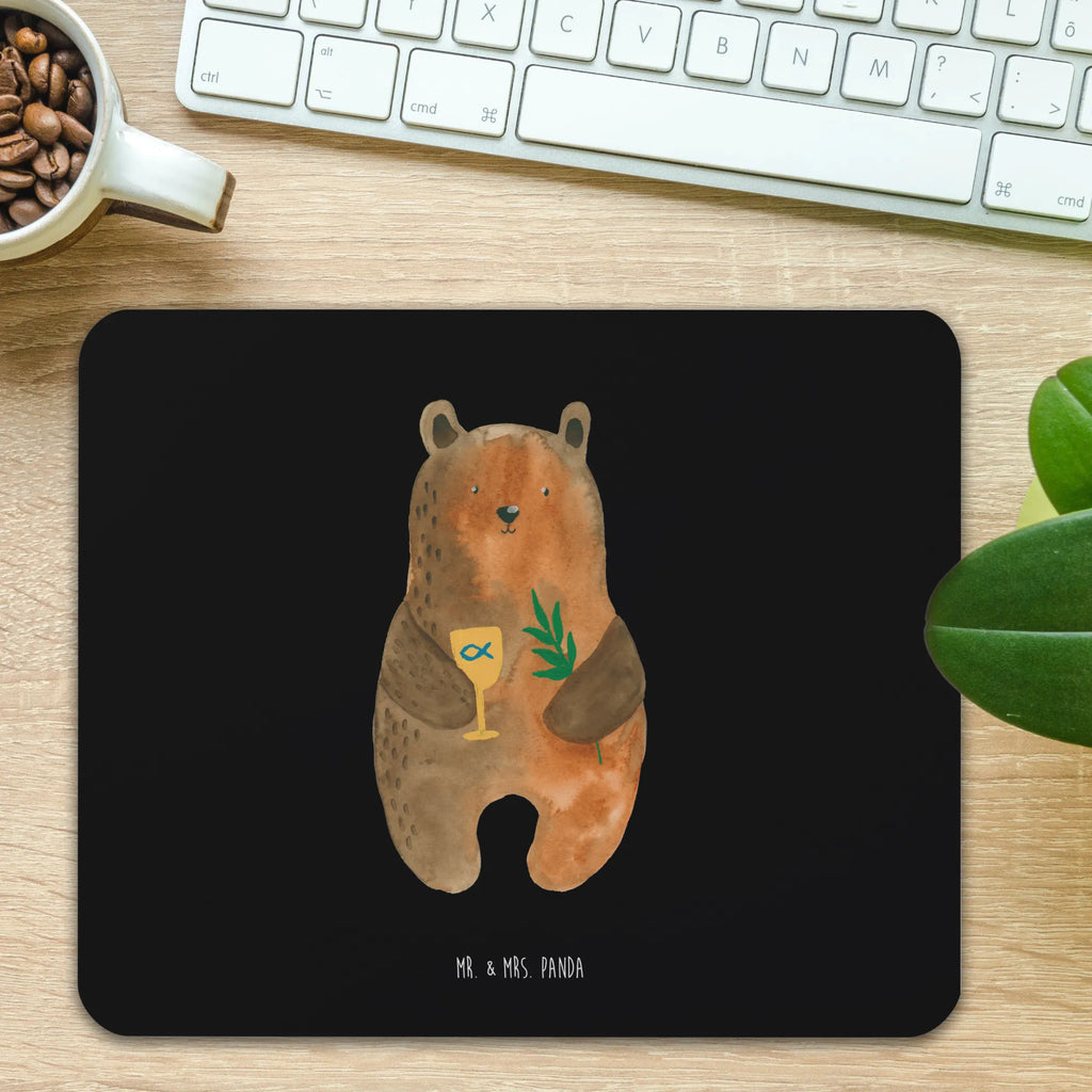 Mauspad Konfirmation-Bär Mousepad, Computer zubehör, Büroausstattung, PC Zubehör, Arbeitszimmer, Mauspad, Einzigartiges Mauspad, Designer Mauspad, Mausunterlage, Mauspad Büro, Bär, Teddy, Teddybär, Konfirmation, Kirche, evangelisch, Gottesdienst