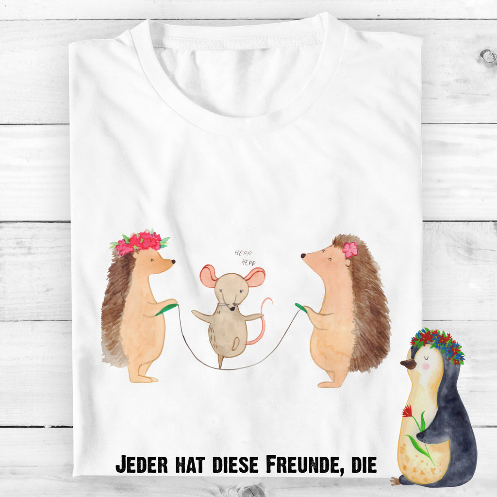 T-Shirt Standard Igel Seilhüpfen T-Shirt, Shirt, Tshirt, Lustiges T-Shirt, T-Shirt mit Spruch, Party, Junggesellenabschied, Jubiläum, Geburstag, Herrn, Damen, Männer, Frauen, Schlafshirt, Nachthemd, Sprüche, Tiermotive, Gute Laune, lustige Sprüche, Tiere, Igel, Maus, Seilspringen, Seilhüpfen, Kinder, Kindergarten