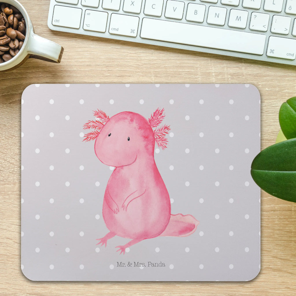 Mauspad Axolotl null Mousepad, Computer zubehör, Büroausstattung, PC Zubehör, Arbeitszimmer, Mauspad, Einzigartiges Mauspad, Designer Mauspad, Mausunterlage, Mauspad Büro, Axolotl, Molch, Axolot, vergnügt, fröhlich, zufrieden, Lebensstil, Weisheit, Lebensweisheit, Liebe, Freundin