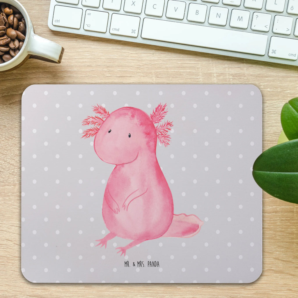 Mauspad Axolotl null Mousepad, Computer zubehör, Büroausstattung, PC Zubehör, Arbeitszimmer, Mauspad, Einzigartiges Mauspad, Designer Mauspad, Mausunterlage, Mauspad Büro, Axolotl, Molch, Axolot, vergnügt, fröhlich, zufrieden, Lebensstil, Weisheit, Lebensweisheit, Liebe, Freundin