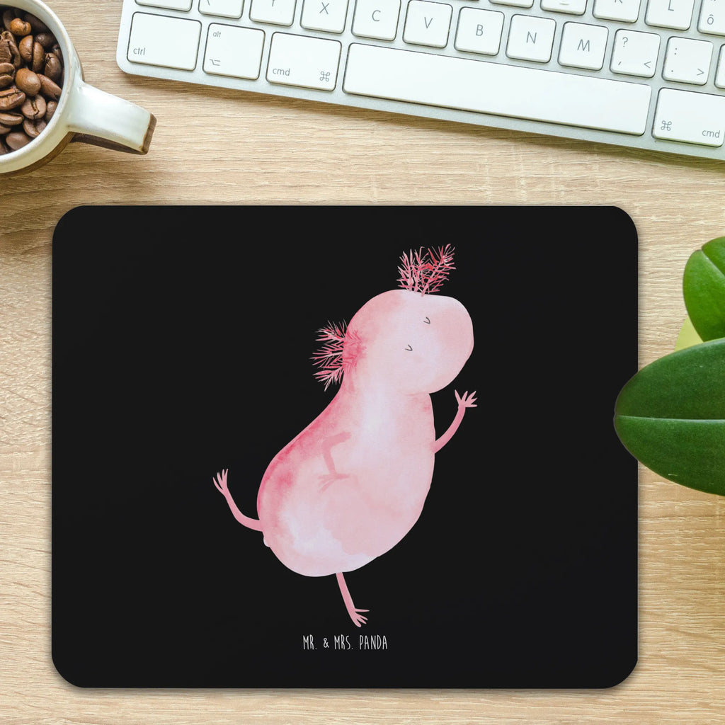 Mauspad Axolotl Tanzen Mousepad, Computer zubehör, Büroausstattung, PC Zubehör, Arbeitszimmer, Mauspad, Einzigartiges Mauspad, Designer Mauspad, Mausunterlage, Mauspad Büro, Axolotl, Molch, Axolot, Schwanzlurch, Lurch, Lurche, Dachschaden, Sterne, verrückt, Freundin, beste Freundin