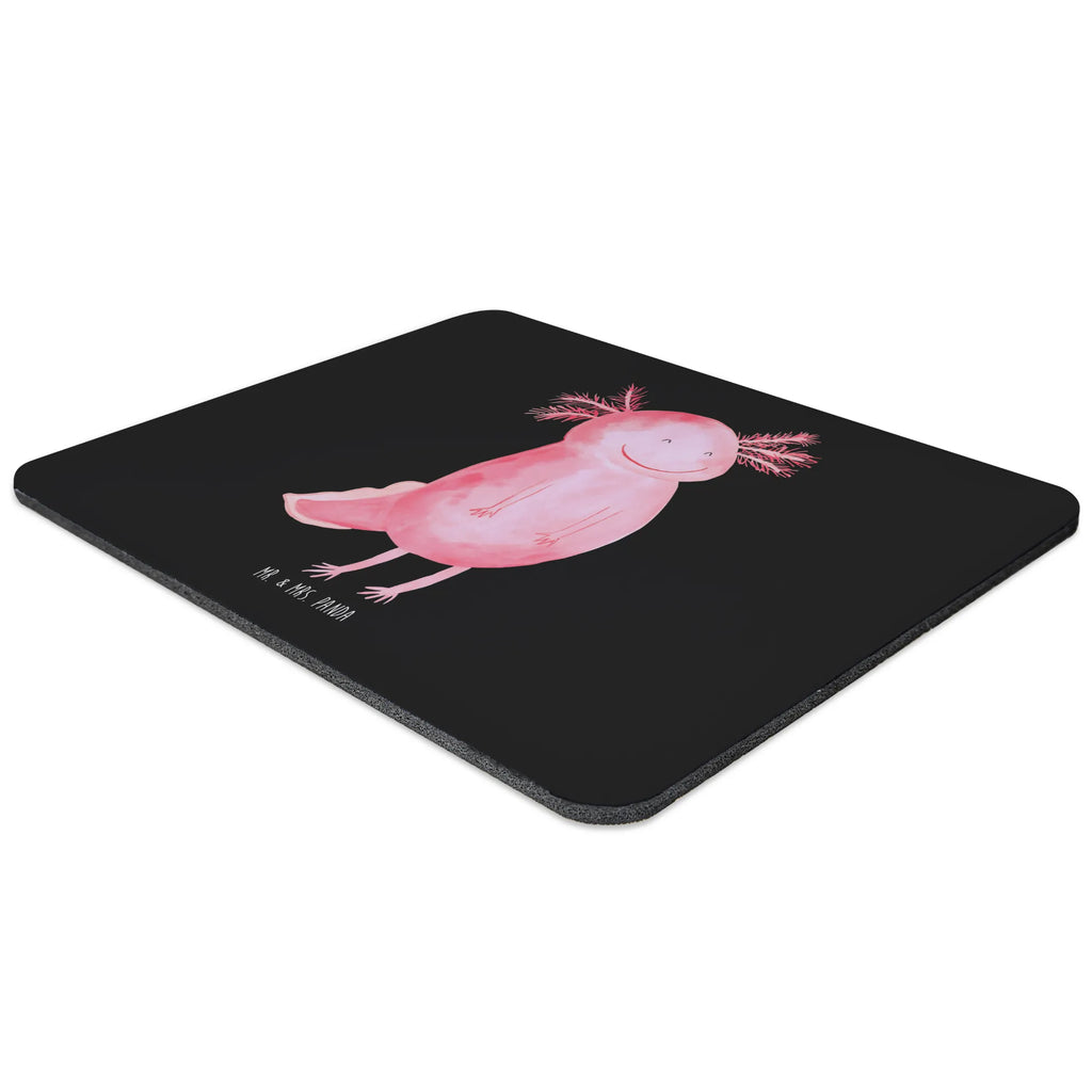 Mauspad Axolotl glücklich Mousepad, Computer zubehör, Büroausstattung, PC Zubehör, Arbeitszimmer, Mauspad, Einzigartiges Mauspad, Designer Mauspad, Mausunterlage, Mauspad Büro, Axolotl, Molch, Axolot, Schwanzlurch, Lurch, Lurche, Motivation, gute Laune