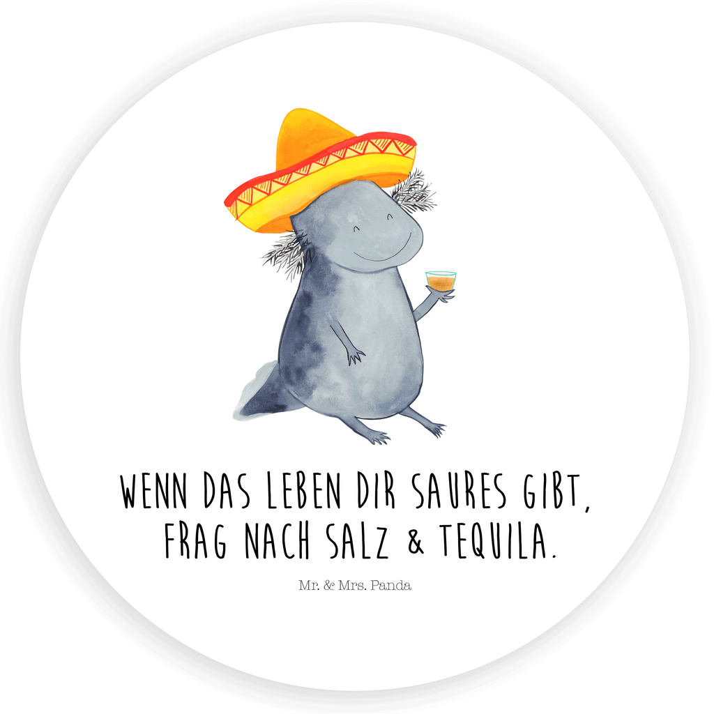 Rund Aufkleber Axolotl Tequila Sticker, Aufkleber, Etikett, Axolotl, Molch, Mexico, Mexiko, Sombrero, Zitrone, Tequila, Motivation, Spruch, Schwanzlurch, Lurch, Lurche, Axolot, Feuerdrache, Feuersalamander