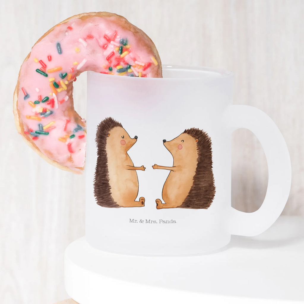 Teetasse Igel Liebe Teetasse, Teeglas, Teebecher, Tasse mit Henkel, Tasse, Glas Teetasse, Teetasse aus Glas, Liebe, Partner, Freund, Freundin, Ehemann, Ehefrau, Heiraten, Verlobung, Heiratsantrag, Liebesgeschenk, Jahrestag, Hocheitstag, Verliebt, Verlobt, Verheiratet, Geschenk, Liebesbeweis, Hochzeitstag, Hochzeit, Igel