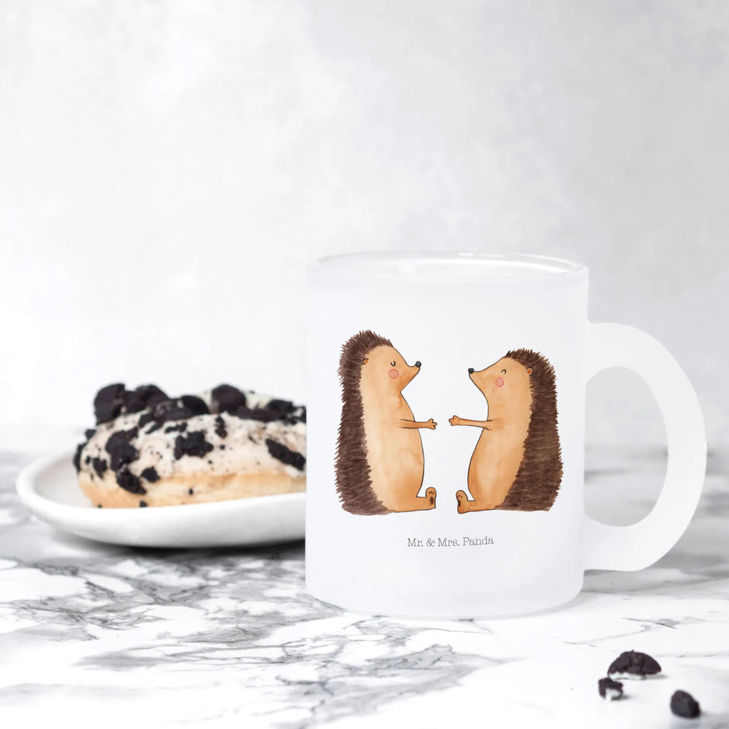 Teetasse Igel Liebe Teetasse, Teeglas, Teebecher, Tasse mit Henkel, Tasse, Glas Teetasse, Teetasse aus Glas, Liebe, Partner, Freund, Freundin, Ehemann, Ehefrau, Heiraten, Verlobung, Heiratsantrag, Liebesgeschenk, Jahrestag, Hocheitstag, Verliebt, Verlobt, Verheiratet, Geschenk, Liebesbeweis, Hochzeitstag, Hochzeit, Igel