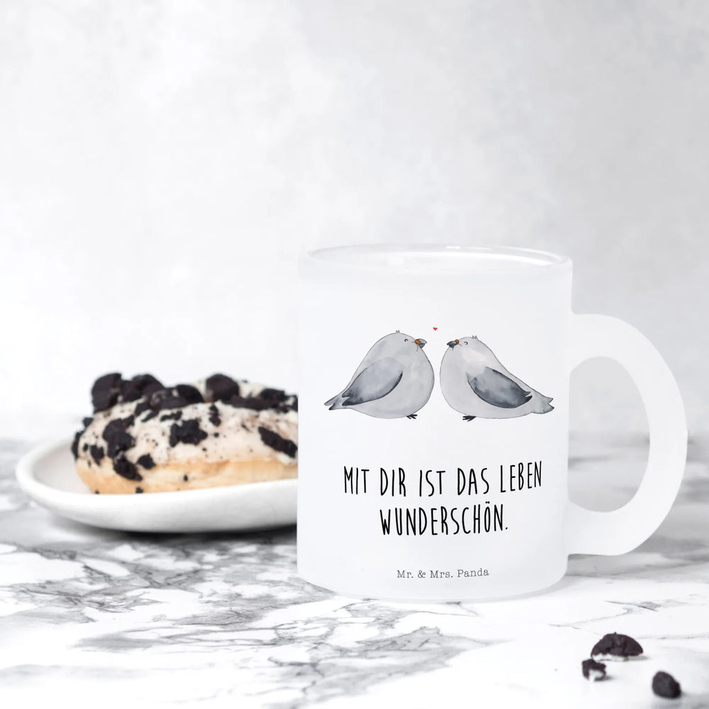 Teetasse Turteltauben Liebe Teetasse, Teeglas, Teebecher, Tasse mit Henkel, Tasse, Glas Teetasse, Teetasse aus Glas, Liebe, Partner, Freund, Freundin, Ehemann, Ehefrau, Heiraten, Verlobung, Heiratsantrag, Liebesgeschenk, Jahrestag, Hocheitstag, Turteltauben, Turteltäubchen, Tauben, Verliebt, Verlobt, Verheiratet, Geschenk Freundin, Geschenk Freund, Liebesbeweis, Hochzeitstag, Geschenk Hochzeit