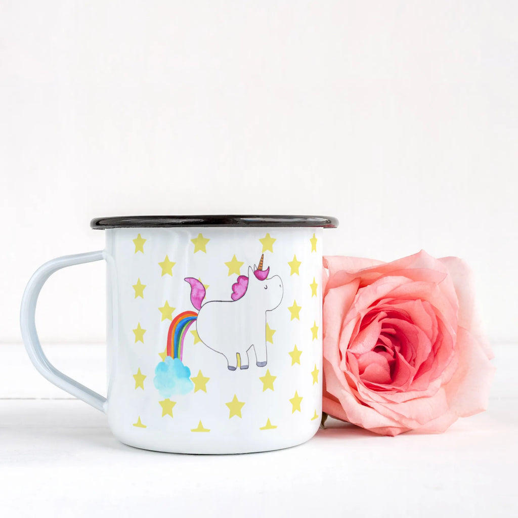 XL Emaille Tasse Einhorn Pupsend XL Emaille Tasse, Metalltasse, Kaffeetasse, Tasse, Becher, Kaffeebecher, Camping, Campingbecher, Tassendruck, Metall-Tasse, Deko-Becher, emailliert, Outdoor Tasse, Trinkbecher, bruchsicher, Emaille-Optik, Motivtasse, Outdoor Kaffeetasse, Einhorn, Einhörner, Einhorn Deko, Pegasus, Unicorn, Pups, Regenbogen, Glitzer, Einhornpower, Erwachsenwerden, Spaß, lustig, Freundin