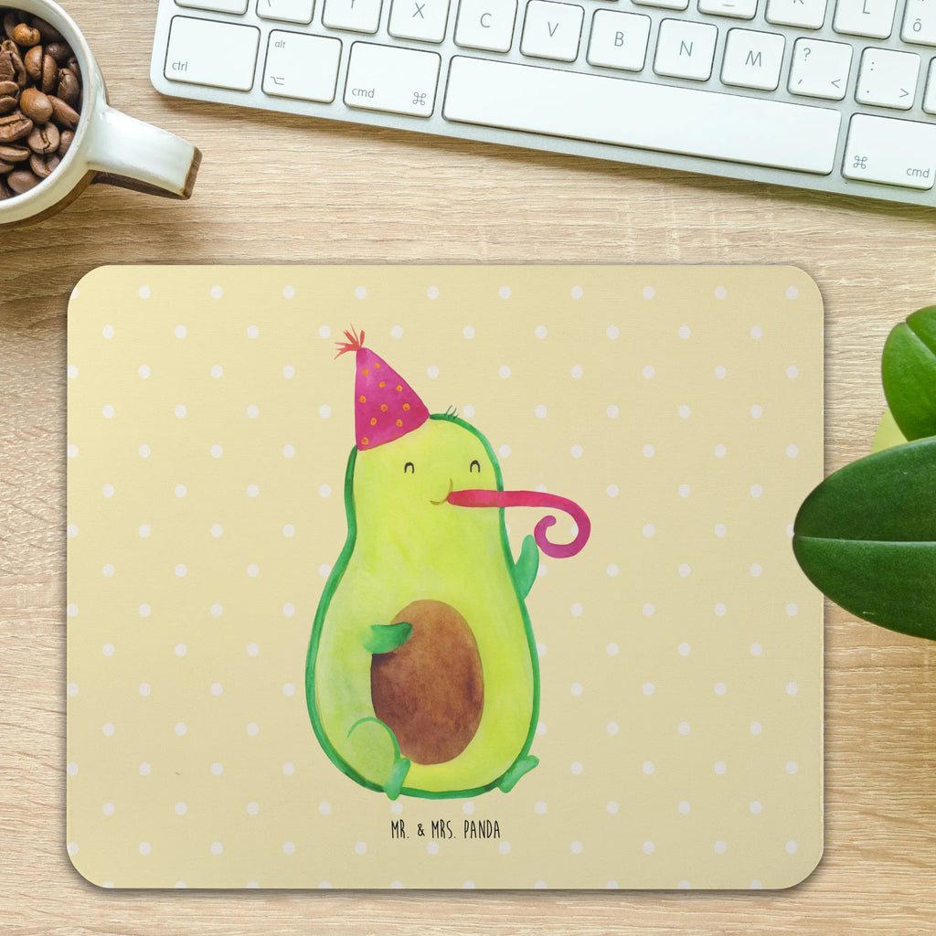 Mauspad Avocado Feier Mousepad, Computer zubehör, Büroausstattung, PC Zubehör, Arbeitszimmer, Mauspad, Einzigartiges Mauspad, Designer Mauspad, Mausunterlage, Mauspad Büro, Avocado, Veggie, Vegan, Gesund, Party, Feierlichkeit, Feier, Fete, Geburtstag, Gute Laune, Tröte