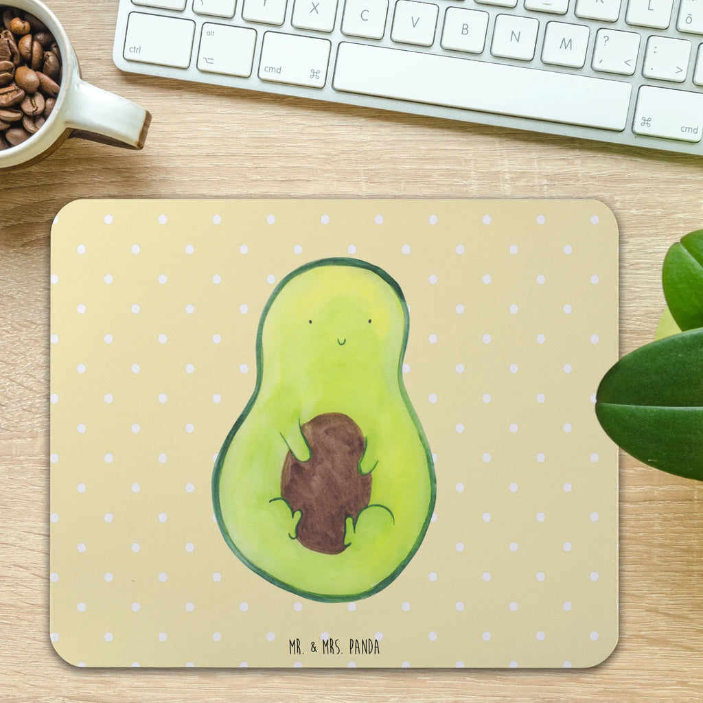 Mauspad Avocado mit Kern Mousepad, Computer zubehör, Büroausstattung, PC Zubehör, Arbeitszimmer, Mauspad, Einzigartiges Mauspad, Designer Mauspad, Mausunterlage, Mauspad Büro, Avocado, Veggie, Vegan, Gesund, Avokado, Avocadokern, Kern, Pflanze, Spruch Leben