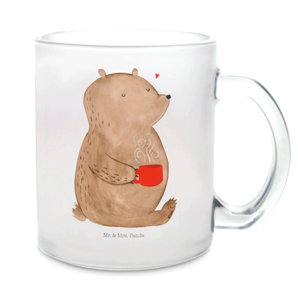 Teetasse Bär Kaffee Teetasse, Teeglas, Teebecher, Tasse mit Henkel, Tasse, Glas Teetasse, Teetasse aus Glas, Bär, Teddy, Teddybär, Kaffee, Coffee, Bären, guten Morgen, Morgenroutine, Welt erobern, Welt retten, Motivation