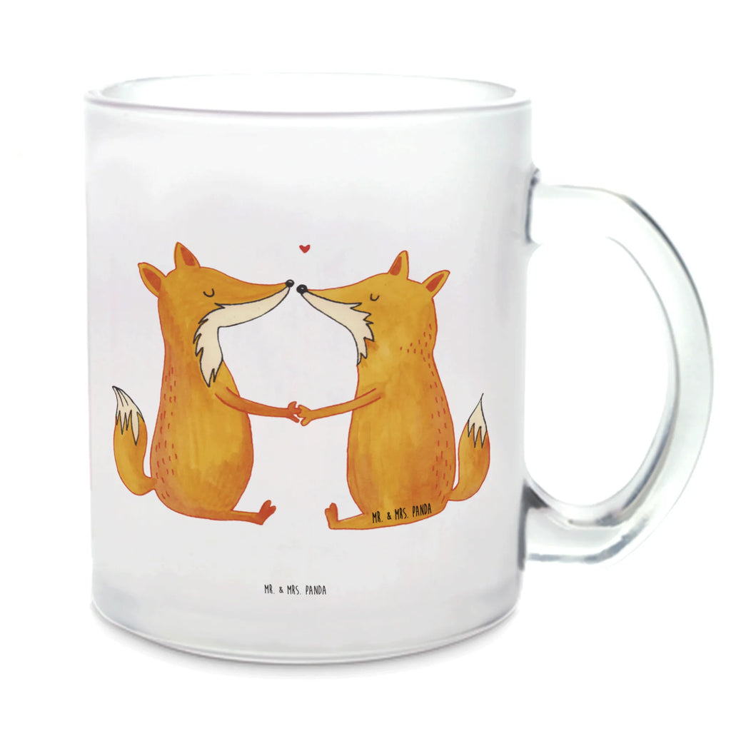 Teetasse Füchse Liebe Teetasse, Teeglas, Teebecher, Tasse mit Henkel, Tasse, Glas Teetasse, Teetasse aus Glas, Fuchs, Füchse, Fox, Liebe, Liebespaar, Paar, Partner, Freundin, Freund, Ehe, Verlobte, Ehemann, Ehefrau, Liebesbeweis