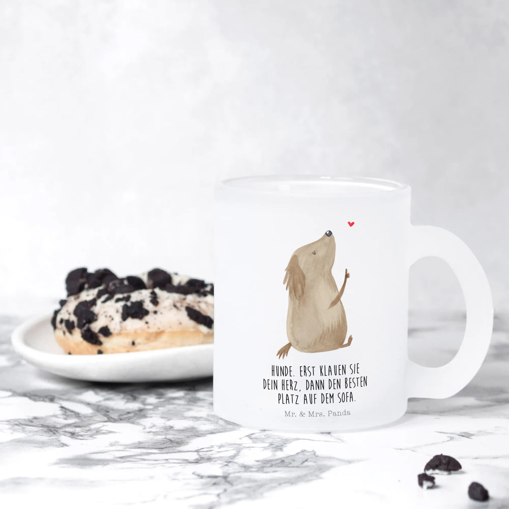 Teetasse Hund Liebe Teetasse, Teeglas, Teebecher, Tasse mit Henkel, Tasse, Glas Teetasse, Teetasse aus Glas, Hund, Hundemotiv, Haustier, Hunderasse, Tierliebhaber, Hundebesitzer, Sprüche, Liebe, Hundeglück, Hundeliebe, Hunde, Frauchen