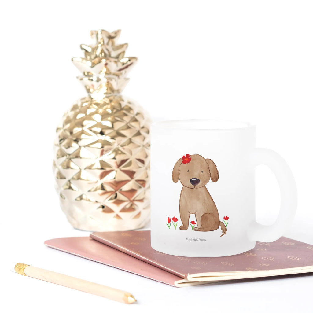 Teetasse Hund Hundedame Teetasse, Teeglas, Teebecher, Tasse mit Henkel, Tasse, Glas Teetasse, Teetasse aus Glas, Hund, Hundemotiv, Haustier, Hunderasse, Tierliebhaber, Hundebesitzer, Sprüche, Hunde, Hundeliebe, Hundeglück, Liebe, Frauchen