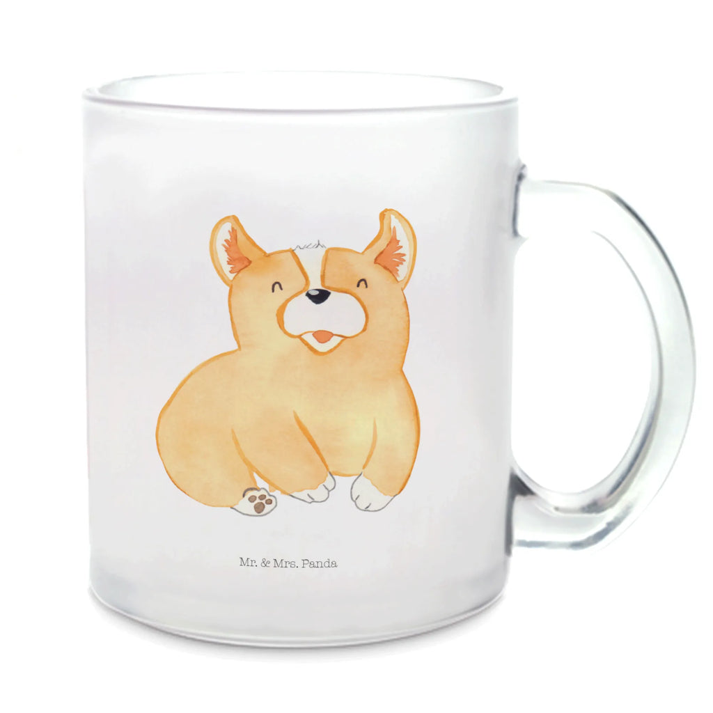 Teetasse Corgie Teetasse, Teeglas, Teebecher, Tasse mit Henkel, Tasse, Glas Teetasse, Teetasse aus Glas, Hund, Hundemotiv, Haustier, Hunderasse, Tierliebhaber, Hundebesitzer, Sprüche, Corgie, Welsh Corgie Pembroke, britisch, Motivation, Spruch, Hundespruch, Lebensfreude