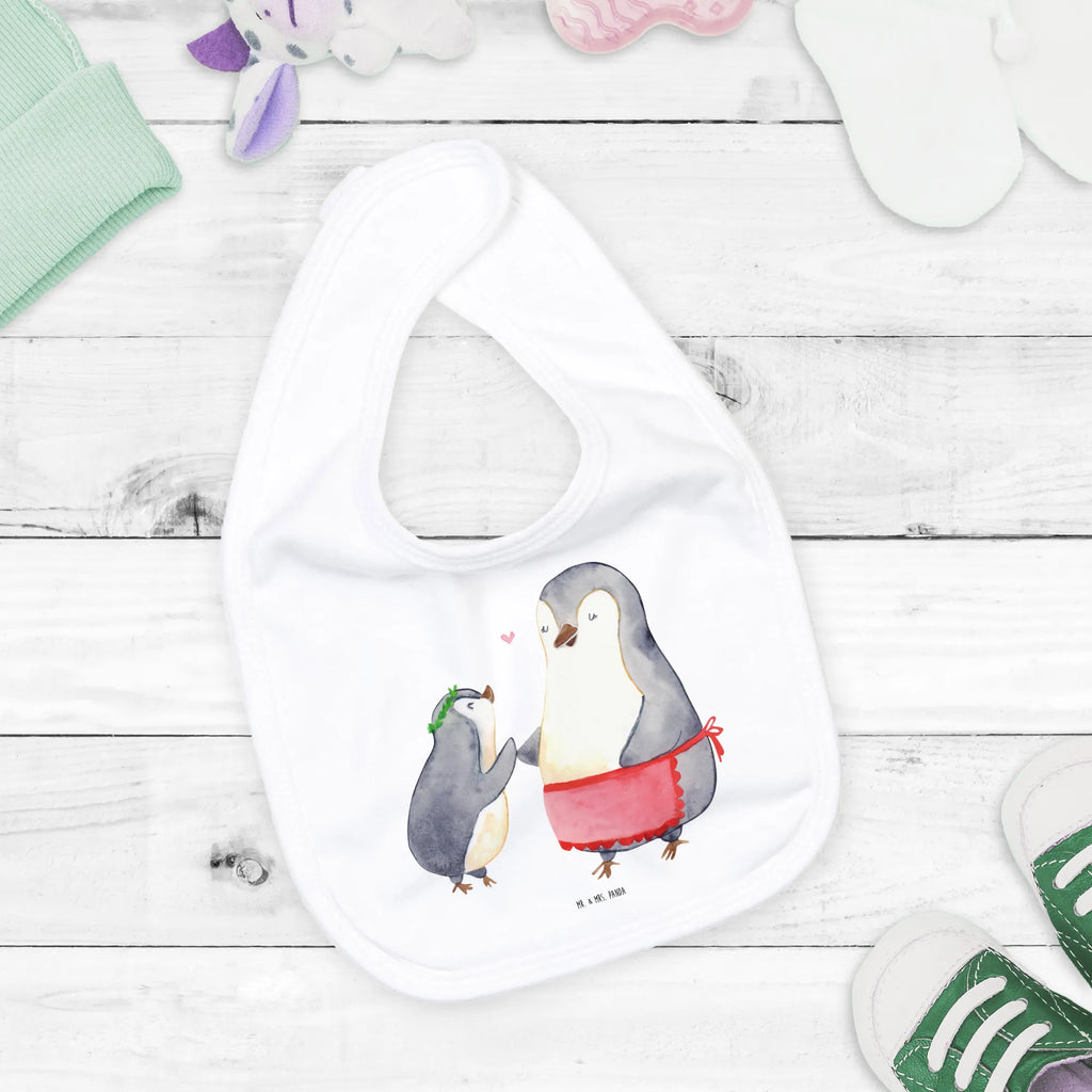 Organic Babylätzchen Pinguin mit Kind Baby, Lätzchen, Spucktuch, Sabberlätzchen, Klettlätzchen, Babygeschenk, Baby Lätzchen, Geschenk für Geburt, Geschenk zur Geburt, Baby Spucktuch, Babyausstattung, Geschenkidee für Babyparty, Familie, Vatertag, Muttertag, Bruder, Schwester, Mama, Papa, Oma, Opa, Geschenk, Mami, Mutti, Mutter, Geburststag