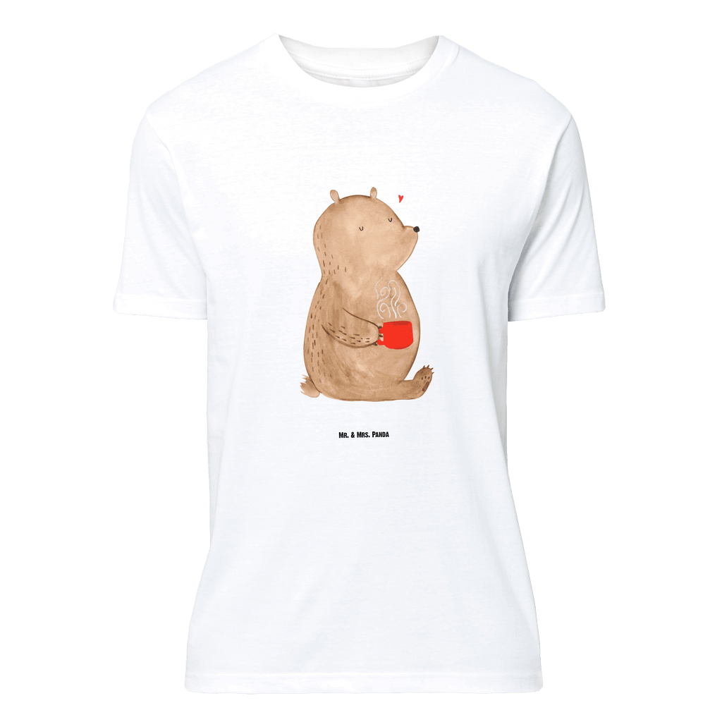 T-Shirt Standard Bär Kaffee T-Shirt, Shirt, Tshirt, Lustiges T-Shirt, T-Shirt mit Spruch, Party, Junggesellenabschied, Jubiläum, Geburstag, Herrn, Damen, Männer, Frauen, Schlafshirt, Nachthemd, Sprüche, Bär, Teddy, Teddybär, Kaffee, Coffee, Bären, guten Morgen, Morgenroutine, Welt erobern, Welt retten, Motivation