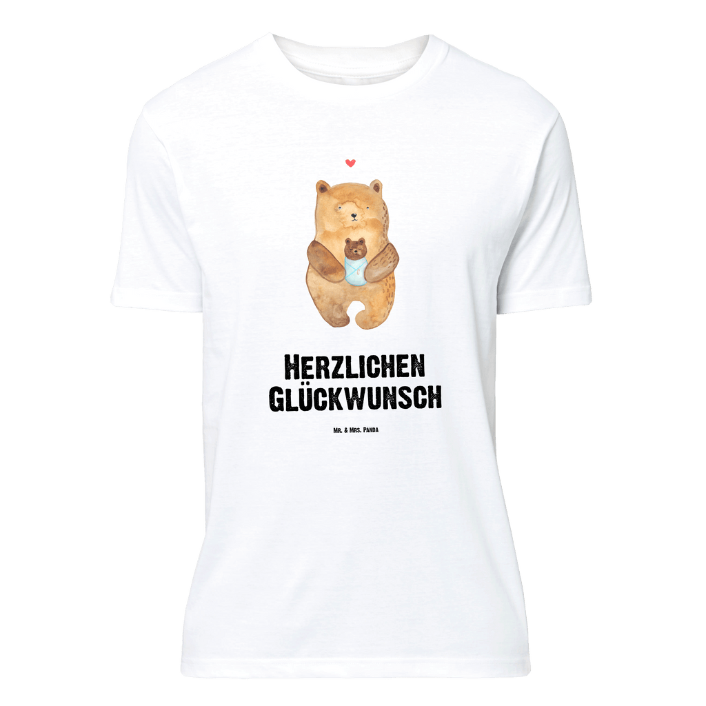 T-Shirt Standard Bär mit Baby T-Shirt, Shirt, Tshirt, Lustiges T-Shirt, T-Shirt mit Spruch, Party, Junggesellenabschied, Jubiläum, Geburstag, Herrn, Damen, Männer, Frauen, Schlafshirt, Nachthemd, Sprüche, Bär, Teddy, Teddybär, Eltern, Mutter, Baby, Taufe, Geburt, Nichte, Neffe, Enkel, Enkelin, Täufling, Geburtstag, Glückwunsch