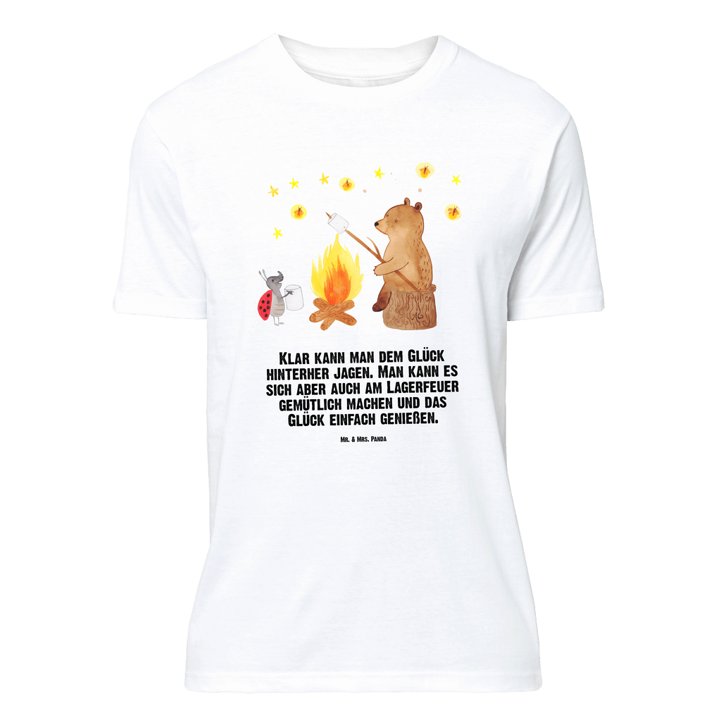 T-Shirt Standard Bär & Marienkäfer Lagerfeuer T-Shirt, Shirt, Tshirt, Lustiges T-Shirt, T-Shirt mit Spruch, Party, Junggesellenabschied, Jubiläum, Geburstag, Herrn, Damen, Männer, Frauen, Schlafshirt, Nachthemd, Sprüche, Bär, Teddy, Teddybär, Lagerfeuer