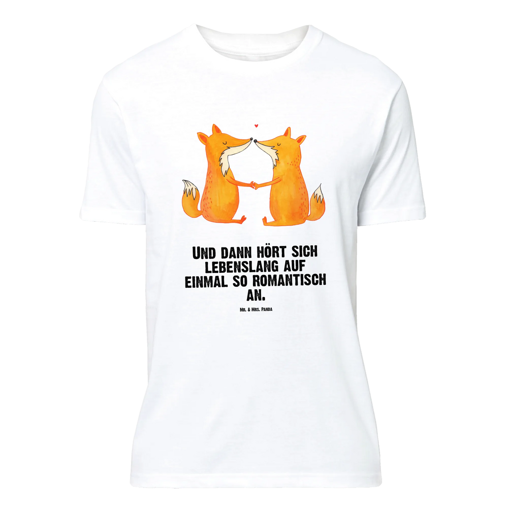 T-Shirt Standard Füchse Liebe T-Shirt, Shirt, Tshirt, Lustiges T-Shirt, T-Shirt mit Spruch, Party, Junggesellenabschied, Jubiläum, Geburstag, Herrn, Damen, Männer, Frauen, Schlafshirt, Nachthemd, Sprüche, Fuchs, Füchse, Fox, Liebe, Liebespaar, Paar, Partner, Freundin, Freund, Ehe, Verlobte, Ehemann, Ehefrau, Liebesbeweis