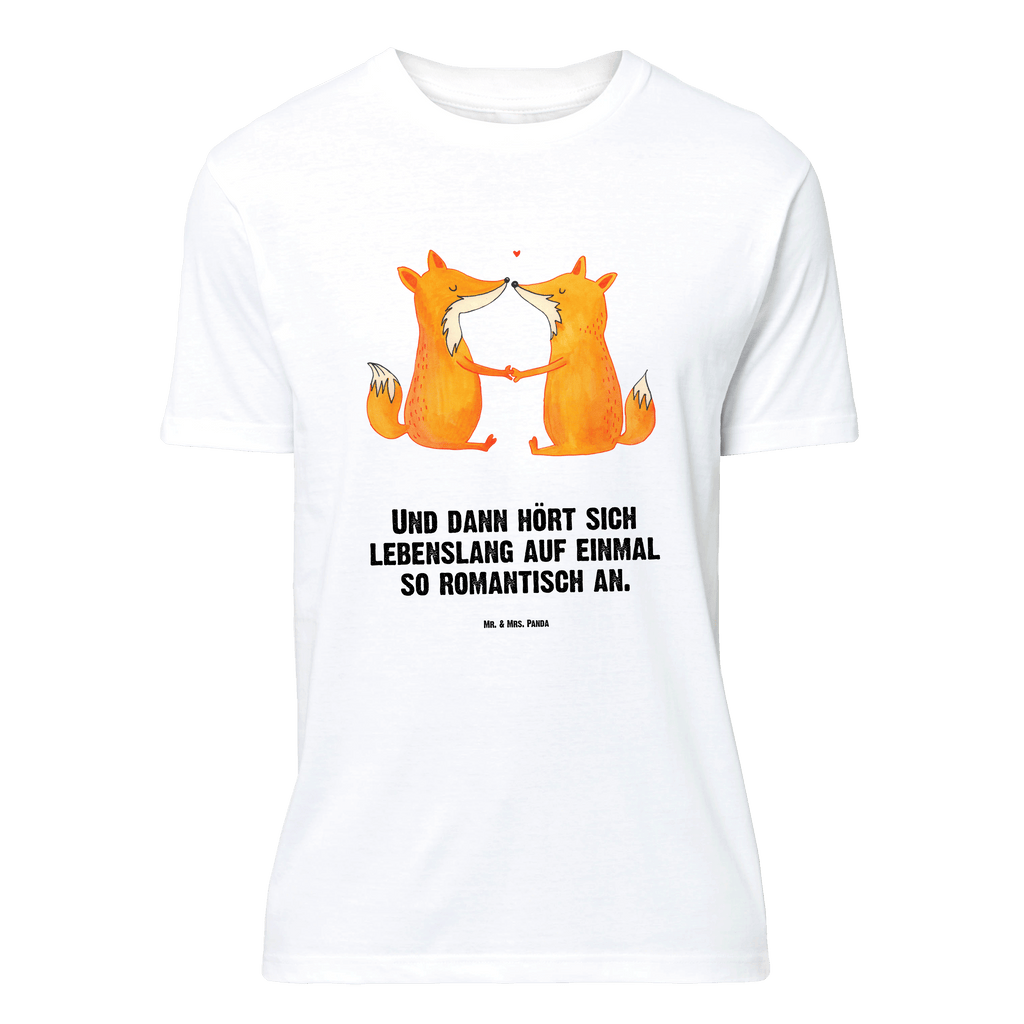 T-Shirt Standard Füchse Liebe T-Shirt, Shirt, Tshirt, Lustiges T-Shirt, T-Shirt mit Spruch, Party, Junggesellenabschied, Jubiläum, Geburstag, Herrn, Damen, Männer, Frauen, Schlafshirt, Nachthemd, Sprüche, Fuchs, Füchse, Fox, Liebe, Liebespaar, Paar, Partner, Freundin, Freund, Ehe, Verlobte, Ehemann, Ehefrau, Liebesbeweis