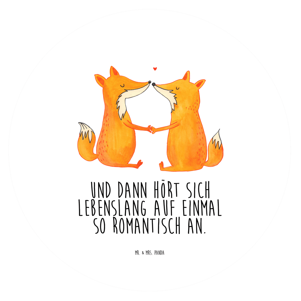 Rund Aufkleber Füchse Liebe Sticker, Aufkleber, Etikett, Fuchs, Füchse, Fox, Liebe, Liebespaar, Paar, Partner, Freundin, Freund, Ehe, Verlobte, Ehemann, Ehefrau, Liebesbeweis