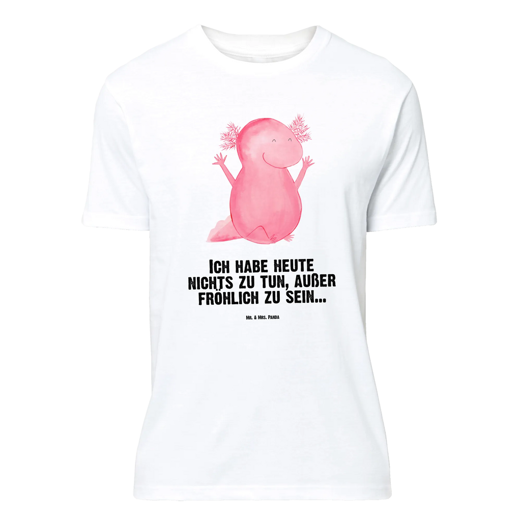 T-Shirt Standard Axolotl Hurra T-Shirt, Shirt, Tshirt, Lustiges T-Shirt, T-Shirt mit Spruch, Party, Junggesellenabschied, Jubiläum, Geburstag, Herrn, Damen, Männer, Frauen, Schlafshirt, Nachthemd, Sprüche, Axolotl, Molch, Axolot, Schwanzlurch, Lurch, Lurche, fröhlich, Spaß, Freude, Motivation, Zufriedenheit