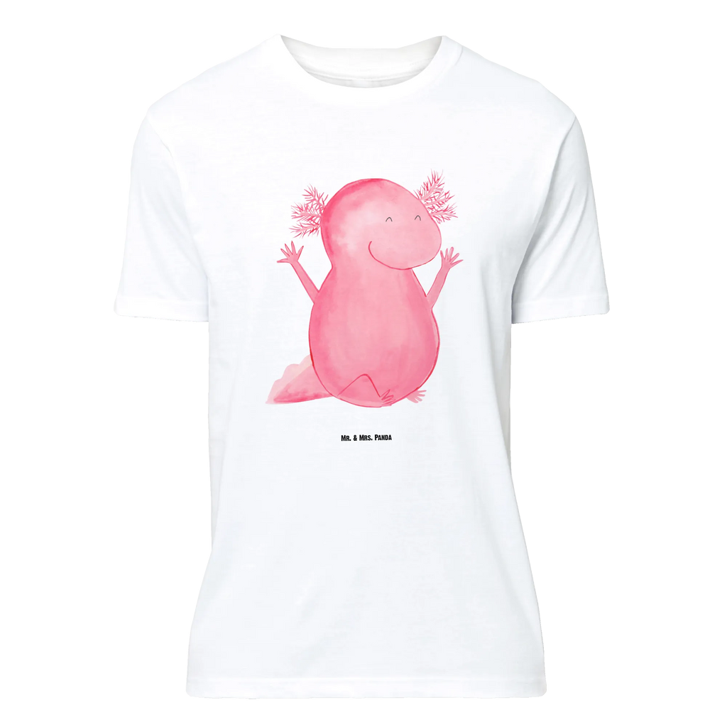 T-Shirt Standard Axolotl Hurra T-Shirt, Shirt, Tshirt, Lustiges T-Shirt, T-Shirt mit Spruch, Party, Junggesellenabschied, Jubiläum, Geburstag, Herrn, Damen, Männer, Frauen, Schlafshirt, Nachthemd, Sprüche, Axolotl, Molch, Axolot, Schwanzlurch, Lurch, Lurche, fröhlich, Spaß, Freude, Motivation, Zufriedenheit