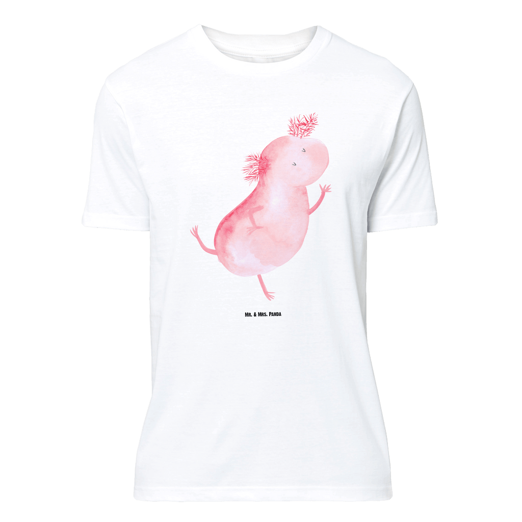 T-Shirt Standard Axolotl tanzt T-Shirt, Shirt, Tshirt, Lustiges T-Shirt, T-Shirt mit Spruch, Party, Junggesellenabschied, Jubiläum, Geburstag, Herrn, Damen, Männer, Frauen, Schlafshirt, Nachthemd, Sprüche, Axolotl, Molch, Axolot, Schwanzlurch, Lurch, Lurche, Dachschaden, Sterne, verrückt, Freundin, beste Freundin