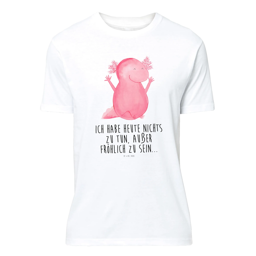 T-Shirt Standard Axolotl Hurra T-Shirt, Shirt, Tshirt, Lustiges T-Shirt, T-Shirt mit Spruch, Party, Junggesellenabschied, Jubiläum, Geburstag, Herrn, Damen, Männer, Frauen, Schlafshirt, Nachthemd, Sprüche, Axolotl, Molch, Axolot, Schwanzlurch, Lurch, Lurche, fröhlich, Spaß, Freude, Motivation, Zufriedenheit