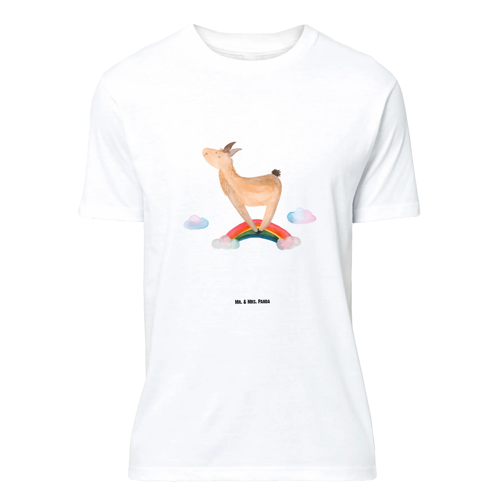 T-Shirt Standard Lama Regenbogen T-Shirt, Shirt, Tshirt, Lustiges T-Shirt, T-Shirt mit Spruch, Party, Junggesellenabschied, Jubiläum, Geburstag, Herrn, Damen, Männer, Frauen, Schlafshirt, Nachthemd, Sprüche, Lama, Alpaka, Lamas, Regenbogen, Haters gonna hate, Haters, Selbstständig, Außenseiter, Schule, Abi, Hobby, Wolkenland, Freiheit