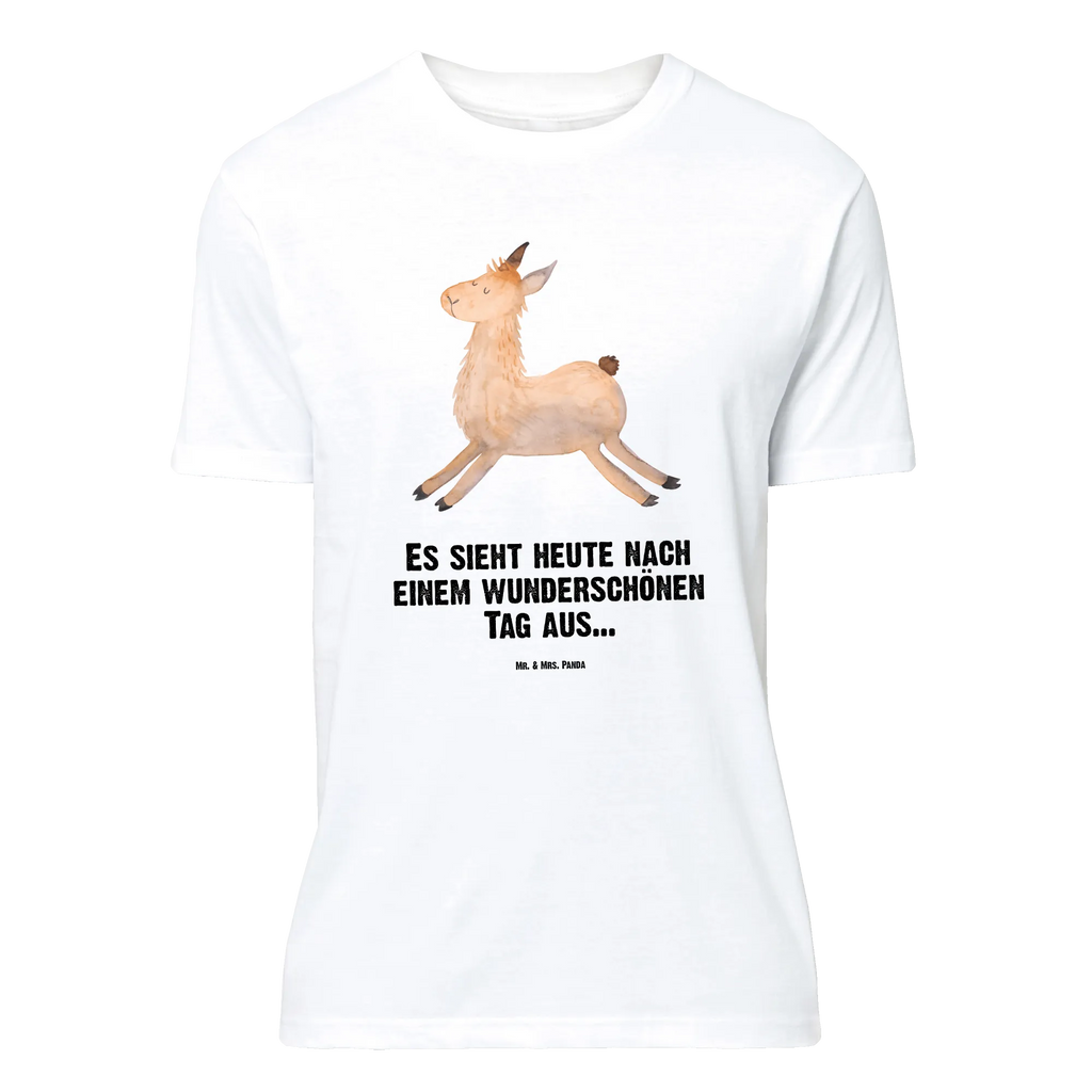 T-Shirt Standard Lama Springen T-Shirt, Shirt, Tshirt, Lustiges T-Shirt, T-Shirt mit Spruch, Party, Junggesellenabschied, Jubiläum, Geburstag, Herrn, Damen, Männer, Frauen, Schlafshirt, Nachthemd, Sprüche, Lama, Alpaka, Lamas, Lieblingstag, Happy day, fröhlich, Glück, Freundin, Liebeskummer, Neustart, guten Morgen, Start, Prüfung, Abitur