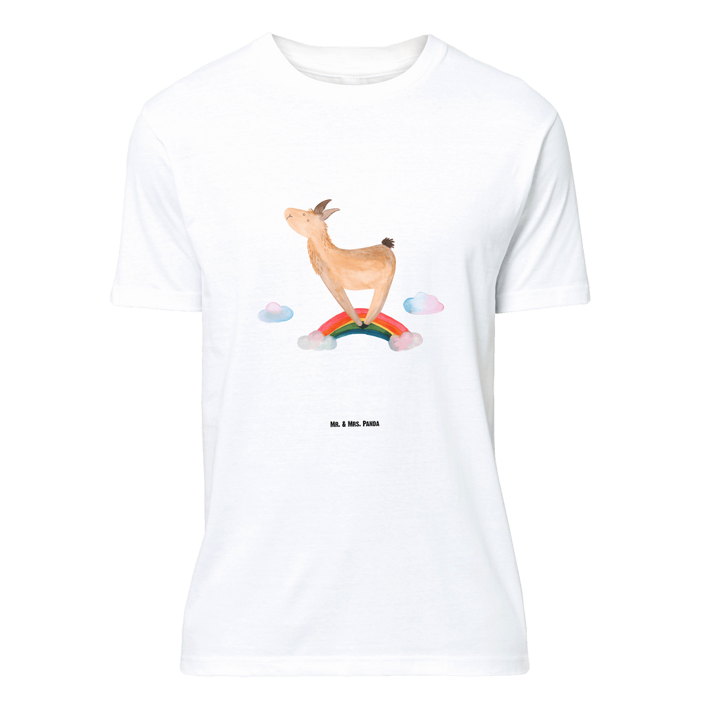 T-Shirt Standard Lama Regenbogen T-Shirt, Shirt, Tshirt, Lustiges T-Shirt, T-Shirt mit Spruch, Party, Junggesellenabschied, Jubiläum, Geburstag, Herrn, Damen, Männer, Frauen, Schlafshirt, Nachthemd, Sprüche, Lama, Alpaka, Lamas, Regenbogen, Haters gonna hate, Haters, Selbstständig, Außenseiter, Schule, Abi, Hobby, Wolkenland, Freiheit