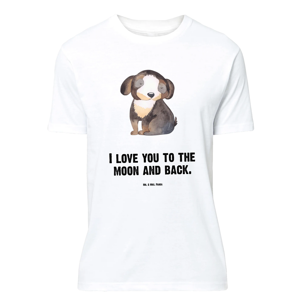 T-Shirt Standard Hund entspannt T-Shirt, Shirt, Tshirt, Lustiges T-Shirt, T-Shirt mit Spruch, Party, Junggesellenabschied, Jubiläum, Geburstag, Herrn, Damen, Männer, Frauen, Schlafshirt, Nachthemd, Sprüche, Hund, Hundemotiv, Haustier, Hunderasse, Tierliebhaber, Hundebesitzer, schwarzer Hund, Hundeliebe, Liebe, Hundeglück