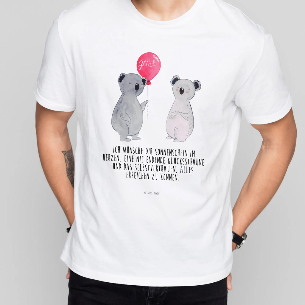 T-Shirt Standard Koala Luftballon T-Shirt, Shirt, Tshirt, Lustiges T-Shirt, T-Shirt mit Spruch, Party, Junggesellenabschied, Jubiläum, Geburstag, Herrn, Damen, Männer, Frauen, Schlafshirt, Nachthemd, Sprüche, Koala, Koalabär, Luftballon, Geburtstag, Geschenk