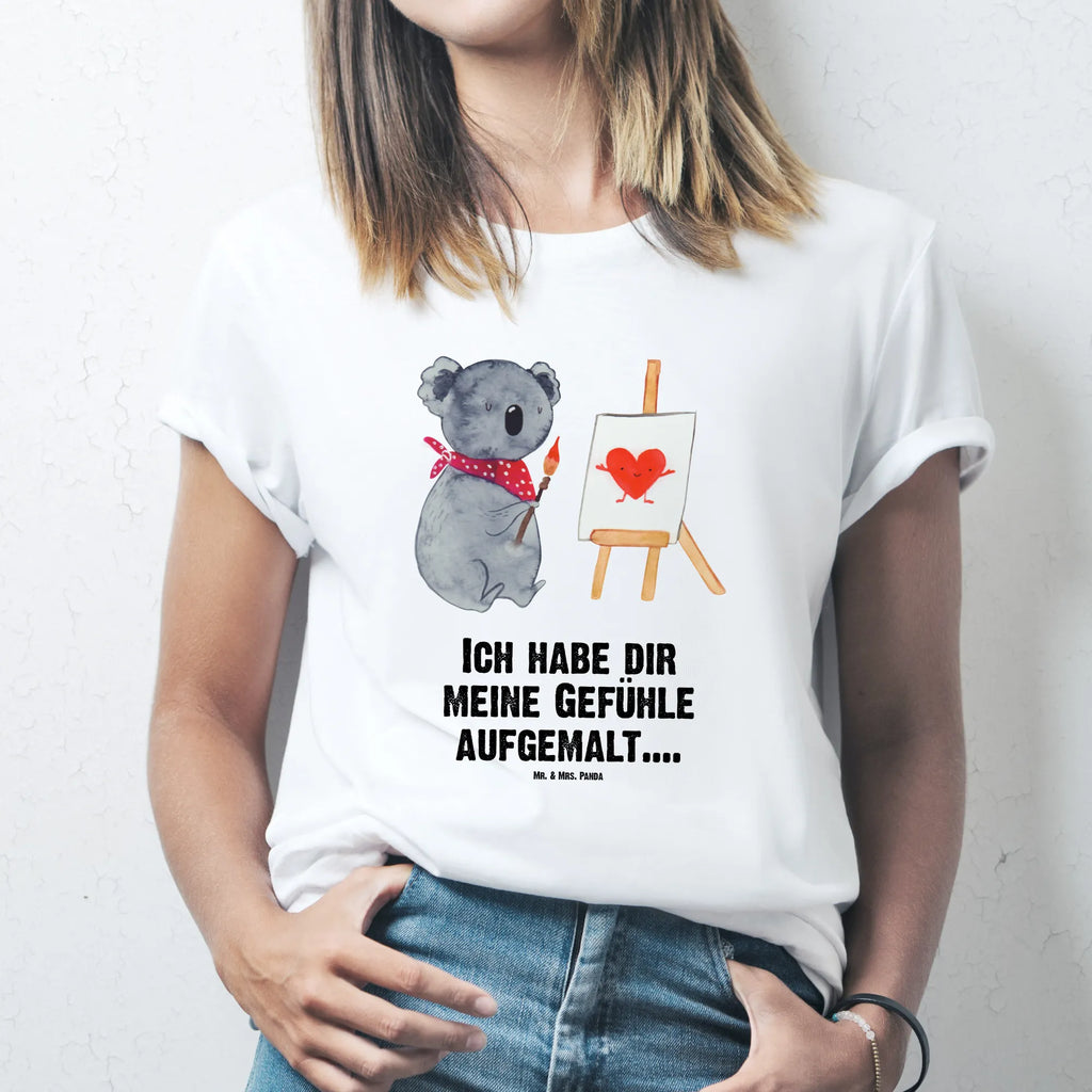 T-Shirt Standard Koala Künstler T-Shirt, Shirt, Tshirt, Lustiges T-Shirt, T-Shirt mit Spruch, Party, Junggesellenabschied, Jubiläum, Geburstag, Herrn, Damen, Männer, Frauen, Schlafshirt, Nachthemd, Sprüche, Koala, Koalabär, Liebe, Liebensbeweis, Liebesgeschenk, Gefühle, Künstler, zeichnen