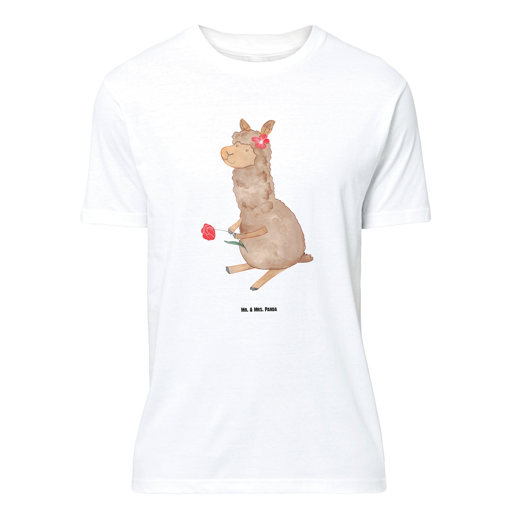 T-Shirt Standard Alpaka Blume T-Shirt, Shirt, Tshirt, Lustiges T-Shirt, T-Shirt mit Spruch, Party, Junggesellenabschied, Jubiläum, Geburstag, Herrn, Damen, Männer, Frauen, Schlafshirt, Nachthemd, Sprüche, Alpaka, Lama, Blume, Lamas, Alpaka Zitat, Alpaka Spruch, Alpaka Dekor, Alpaka Geschenk, Alpaka Dekoration, Alpaka Witz, Motiv Alpaka