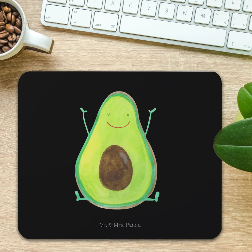 Mauspad Avocado Happy Mousepad, Computer zubehör, Büroausstattung, PC Zubehör, Arbeitszimmer, Mauspad, Einzigartiges Mauspad, Designer Mauspad, Mausunterlage, Mauspad Büro, Avocado, Veggie, Vegan, Gesund, Chaos